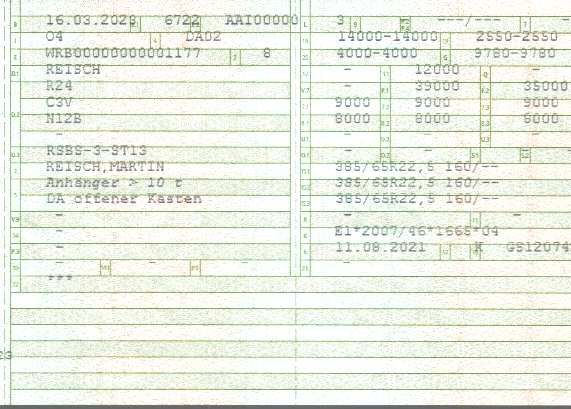 Vehicle registration