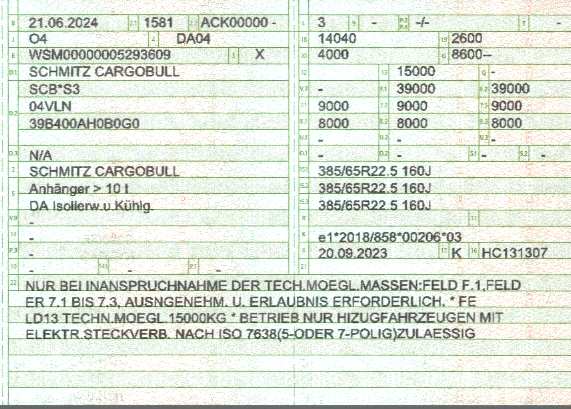 Certificato di registrazione