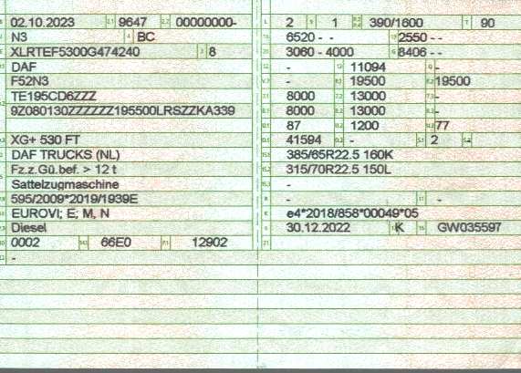 Vehicle registration