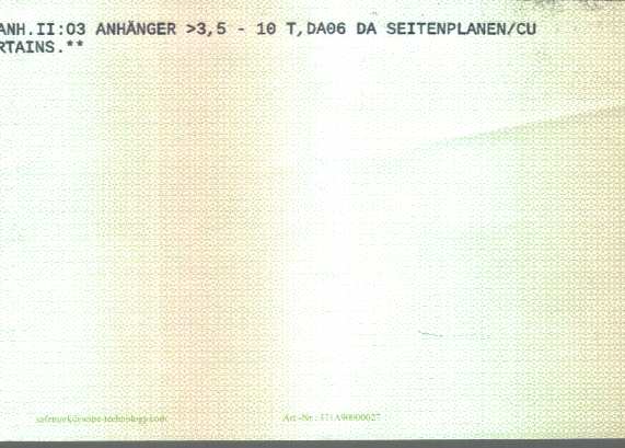 Zulassungsbescheinigung