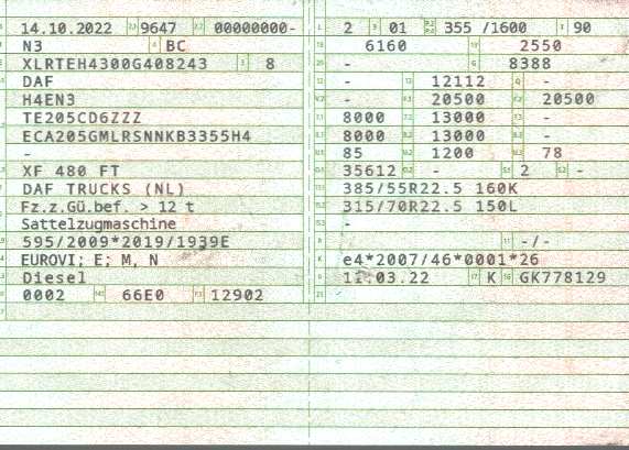 Certificato di registrazione