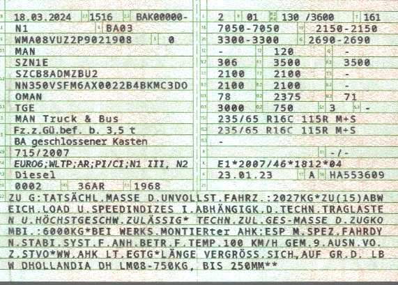 Certificato di registrazione