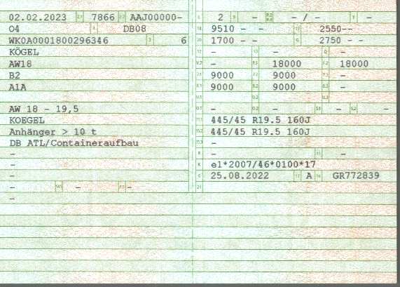 Vehicle registration