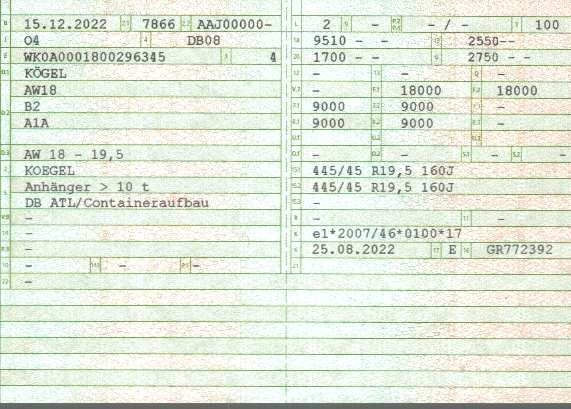 Vehicle registration
