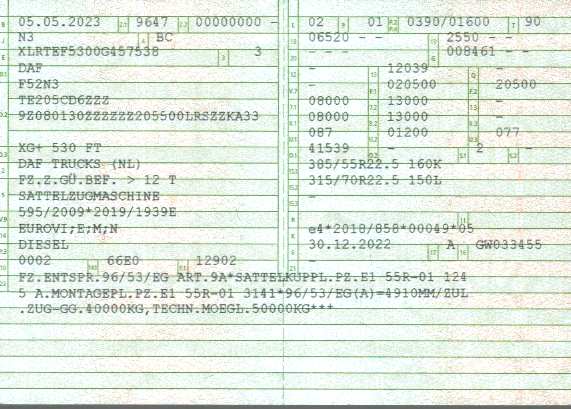 Vehicle registration