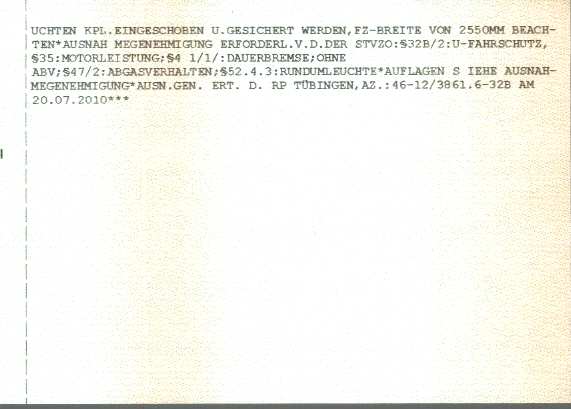 Vehicle registration