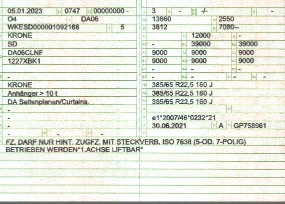 Vehicle registration