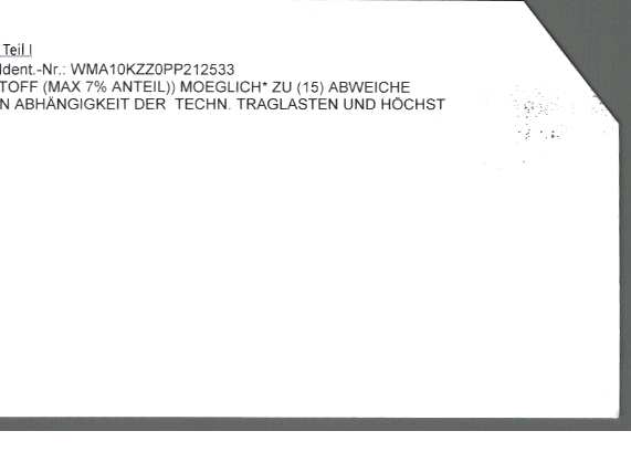 Zulassungsbescheinigung