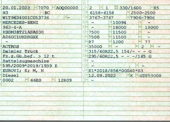 Vehicle registration