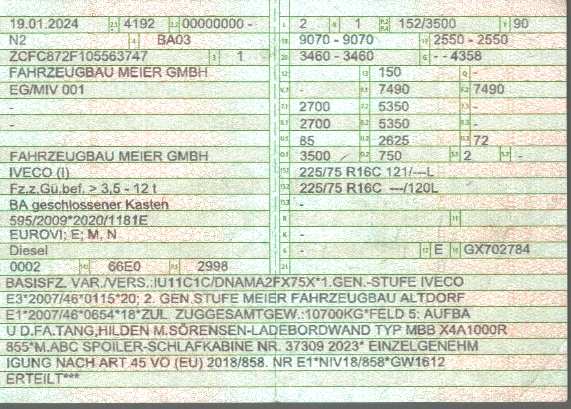 Vehicle registration