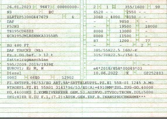 Vehicle registration