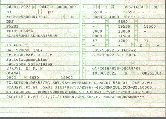 Vehicle registration