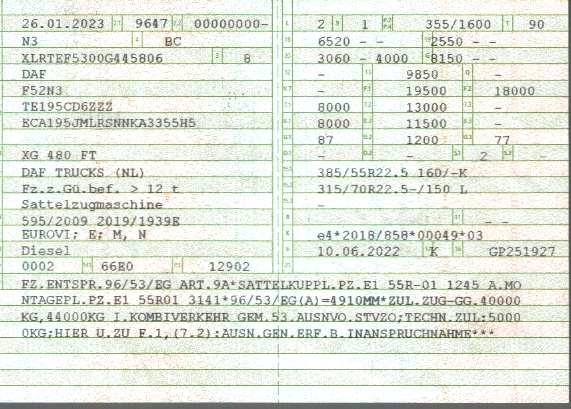 Vehicle registration