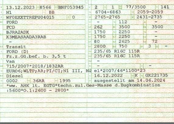 Vehicle registration