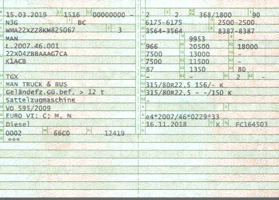 Vehicle registration