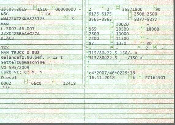 Vehicle registration