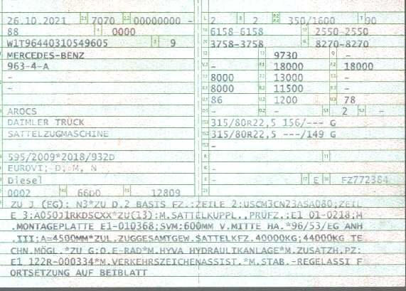 Vehicle registration