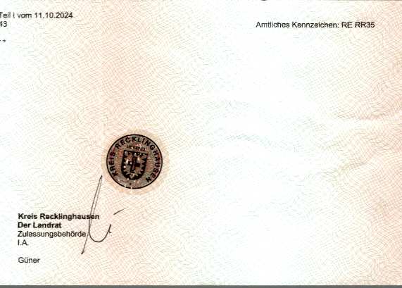 Vehicle registration