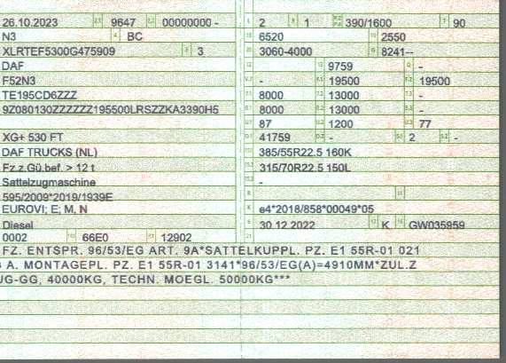 Vehicle registration