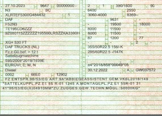 Vehicle registration