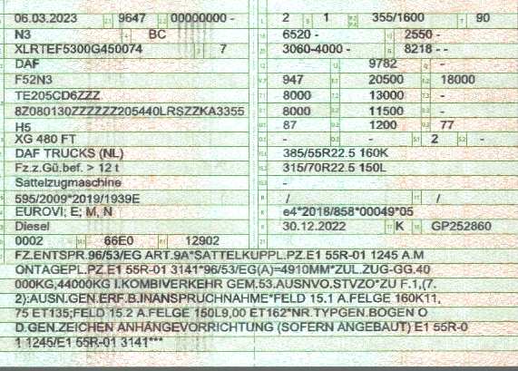 Vehicle registration