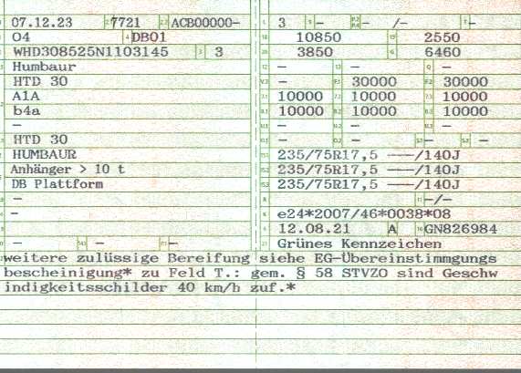Vehicle registration