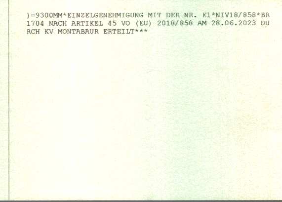 Vehicle registration