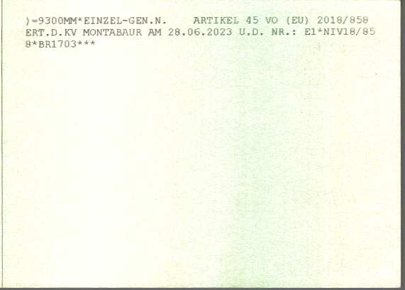 Vehicle registration