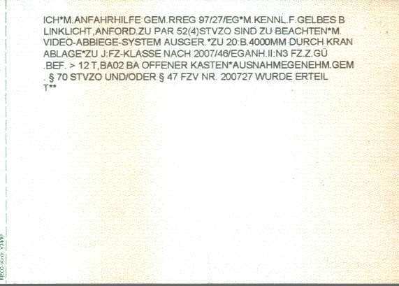 Vehicle registration