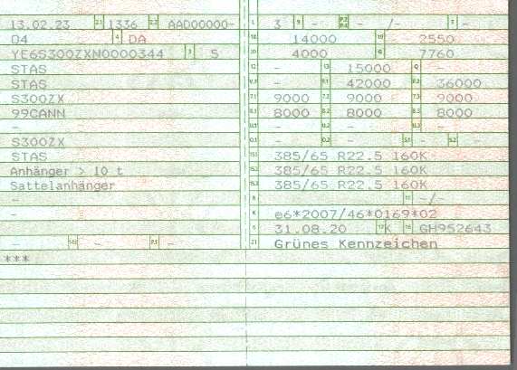 Vehicle registration