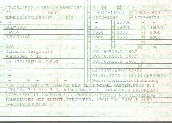 Vehicle registration