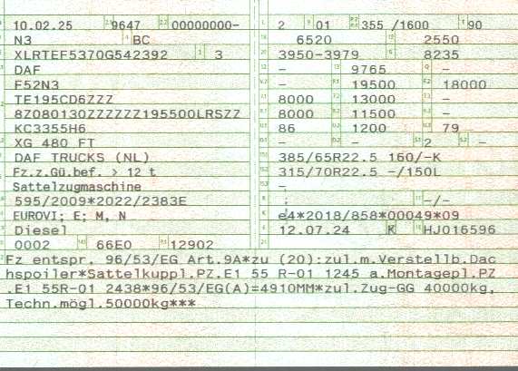 Vehicle registration