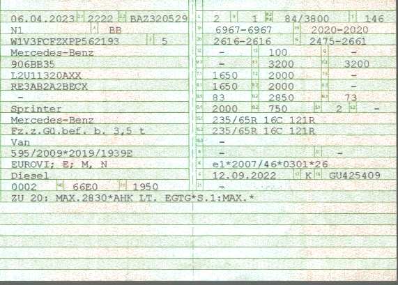 Vehicle registration