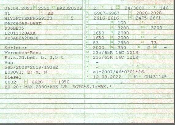 Vehicle registration