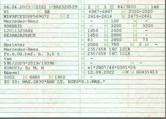 Vehicle registration