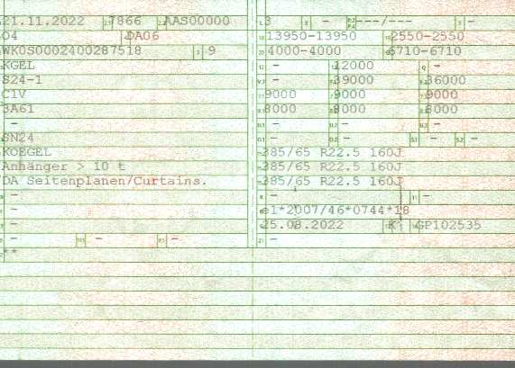 Zulassungsbescheinigung