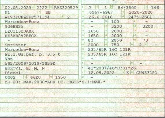 Vehicle registration