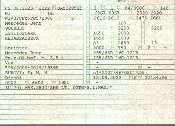 Vehicle registration