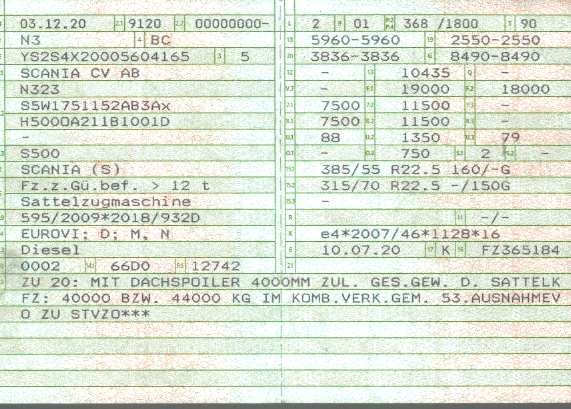 Vehicle registration