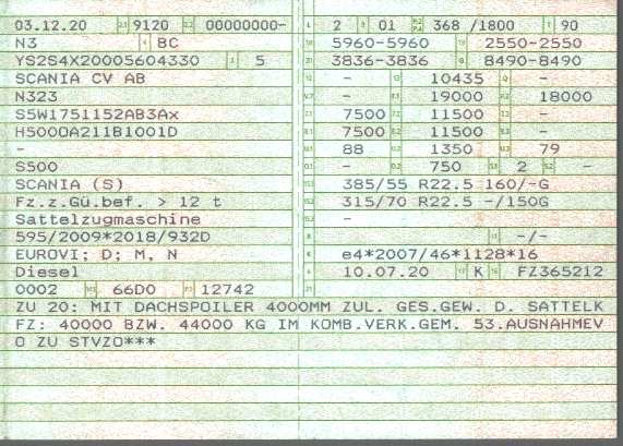 Vehicle registration