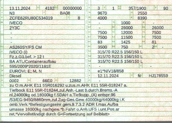 Vehicle registration