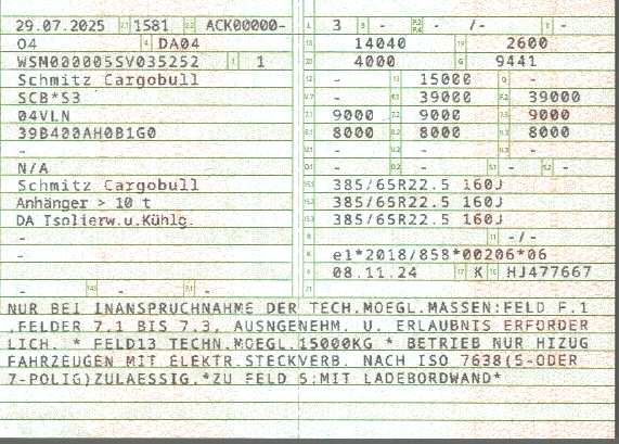 Vehicle registration